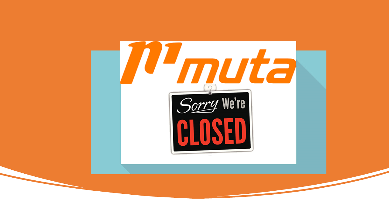 Website Muta vanaf heden gesloten